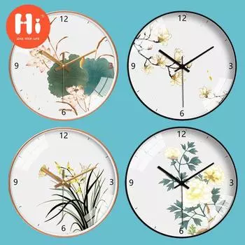 Привет 14-дюймовые настенные часы пластиковые часы домашний декор гостиная спальня бесшумные настенные часы современный художественный дизайн
