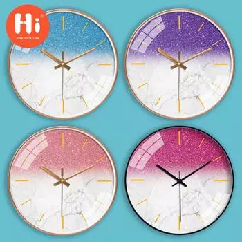 Привет 14-дюймовые настенные часы пластиковые часы домашний декор гостиная спальня бесшумные настенные часы современный художественный дизайн