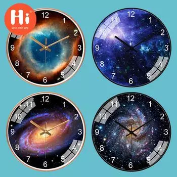 Привет 14-дюймовые настенные часы пластиковые часы домашний декор гостиная спальня бесшумные настенные часы современный художественный дизайн