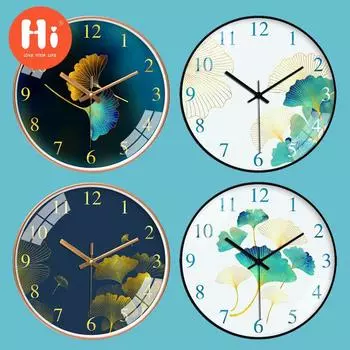 Привет 14-дюймовые настенные часы пластиковые часы домашний декор гостиная спальня бесшумные настенные часы современный художественный дизайн