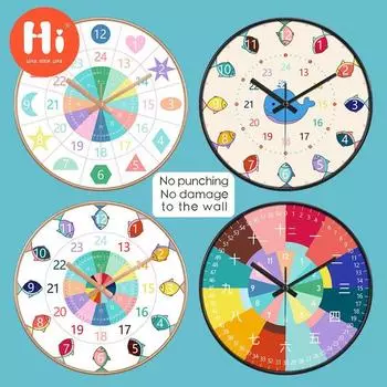 Привет 14-дюймовые настенные часы пластиковые часы домашний декор гостиная спальня бесшумные настенные часы современный художественный дизайн