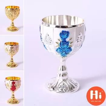 Привет, 30 мл, креативная маленькая чашка для вина в стиле ретро, золотая чашка для вина в европейском стиле, домашний бар 1#