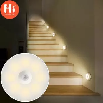 Привет 8 светодиодный USB перезаряжаемый ИК-датчик движения Настенный светильник Свет для шкафа Свет для коридора Свет для лестницы белый