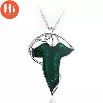 Привет аниме «Властелин колец» ожерелье с листьями, сумерками и звездами, ювелирные изделия