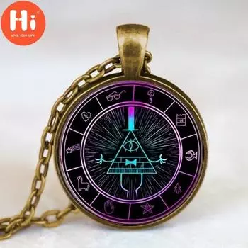 Привет драма мультфильм колесо стимпанк кулон ожерелье 1 шт./лот длинная цепочка мужские женские для рождественского подарка серебряный