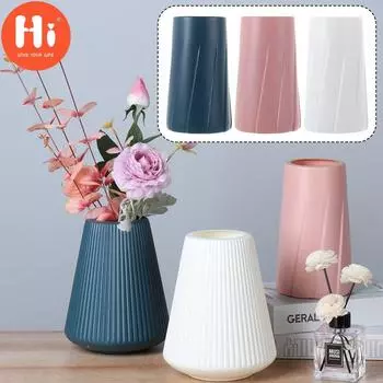 Привет имитация керамики современный скандинавский стиль цветочная композиция ваза для цветов цветочный горшок украшение дома 1