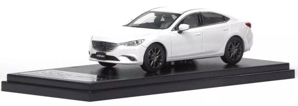 Привет, история MAZDA ATENZA SEDAN Снежинка Белый Перламутровый Слюда Готовый продукт 1/43 (2016)