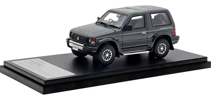 Привет история Mitsubishi Pajero METALTOP WIDE Baikal Black Готовый продукт 1/43 XR-II (1991) Серый/Майорка