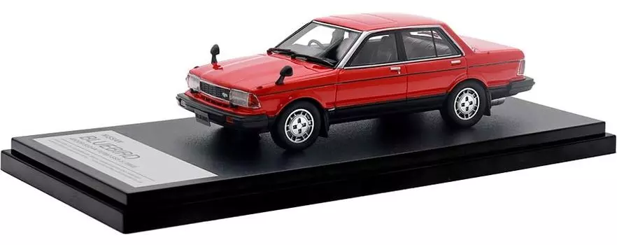 Привет история Nissan BLUEBIRD 4DOOR SEDAN TURBO Готовый продукт 1/43 SSS-S (1983) Красный / Черный