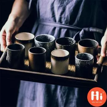Привет керамическая чашка офисная чашка для питья воды керамическая керамическая чашка с ручной росписью посуда для напитков 150/200 мл A
