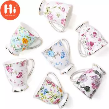 Привет керамическая кофейная чашка с рисунком чайная кружка с ручкой для домашнего офиса 1