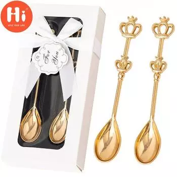 Привет, кофейная ложка из нержавеющей стали, чайная ложка, свадебный сувенир, свадебный душ, подарки на день святого Валентина, инструменты для вечеринки серебряный