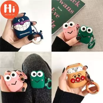 Привет, милый мультяшный силиконовый защитный чехол для Airpods 1 2 Pro, мягкий силиконовый чехол для беспроводной зарядки наушников, чехлы для Airpods Pro