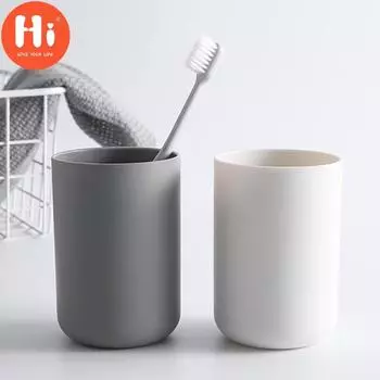 Привет, многофункциональная чашка для полоскания рта, пластиковая пищевая домашняя посуда для напитков, кружка для воды, 1 шт., чашки для полоскания белый