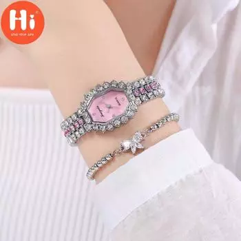 Привет модные часы Роскошные женские кварцевые часы Водонепроницаемые женские часы Женские наручные часы