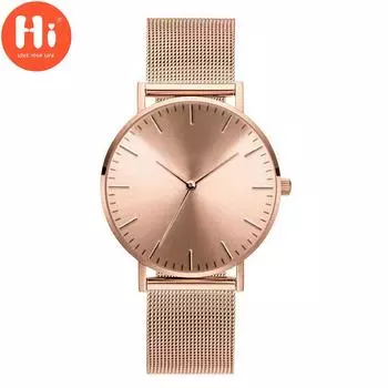 Привет модные часы Роскошные женские кварцевые часы Водонепроницаемые женские часы Женские наручные часы