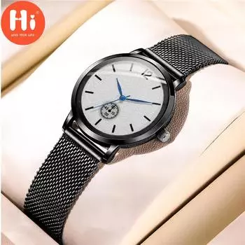 Привет модные часы Роскошные женские кварцевые часы Водонепроницаемые женские часы Женские наручные часы