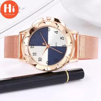 Привет модные часы Роскошные женские кварцевые часы Водонепроницаемые женские часы Женские наручные часы