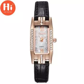 Привет модные часы Роскошные женские кварцевые часы Водонепроницаемые женские часы Женские наручные часы