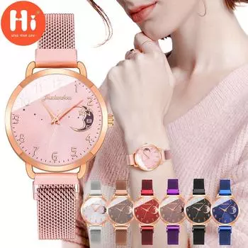 Привет модные часы Роскошные женские кварцевые часы Водонепроницаемые женские часы Женские наручные часы