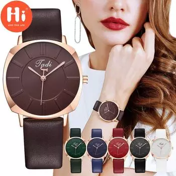 Привет модные часы Роскошные женские кварцевые часы Водонепроницаемые женские часы Женские наручные часы