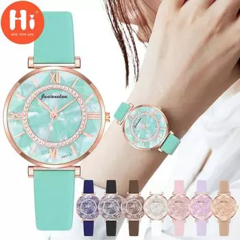 Привет модные часы Роскошные женские кварцевые часы Водонепроницаемые женские часы Женские наручные часы