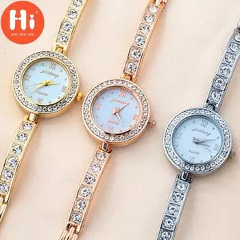 Привет модные часы Роскошные женские кварцевые часы Водонепроницаемые женские часы Женские наручные часы