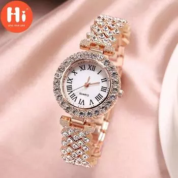 Привет модные часы Роскошные женские кварцевые часы Водонепроницаемые женские часы Женские наручные часы