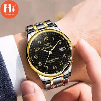 Привет модные часы Роскошные женские кварцевые часы Водонепроницаемые женские часы Женские наручные часы