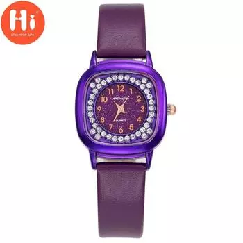 Привет модные часы Роскошные женские кварцевые часы Водонепроницаемые женские часы Женские наручные часы