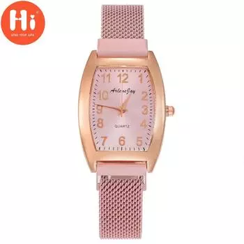 Привет модные часы Роскошные женские кварцевые часы Водонепроницаемые женские часы Женские наручные часы