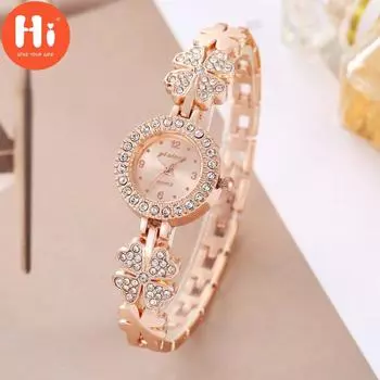 Привет модные часы Роскошные женские кварцевые часы Водонепроницаемые женские часы Женские наручные часы