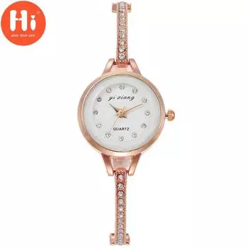 Привет модные часы Роскошные женские кварцевые часы Водонепроницаемые женские часы Женские наручные часы