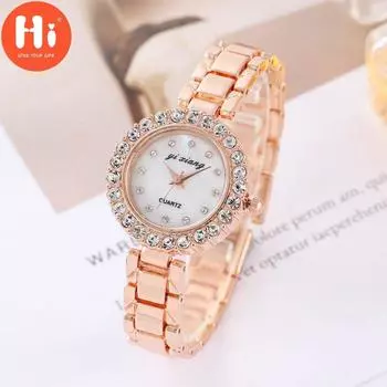 Привет модные часы Роскошные женские кварцевые часы Водонепроницаемые женские часы Женские наручные часы