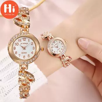 Привет модные часы Роскошные женские кварцевые часы Водонепроницаемые женские часы Женские наручные часы