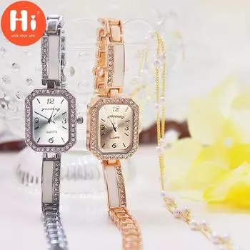 Привет модные часы Роскошные женские кварцевые часы Водонепроницаемые женские часы Женские наручные часы