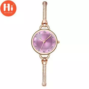 Привет модные часы Роскошные женские кварцевые часы Водонепроницаемые женские часы Женские наручные часы