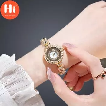 Привет модные часы Роскошные женские кварцевые часы Водонепроницаемые женские часы Женские наручные часы