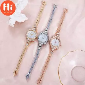 Привет модные часы Роскошные женские кварцевые часы Водонепроницаемые женские часы Женские наручные часы