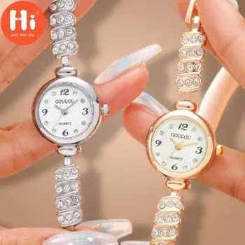 Привет модные часы Роскошные женские кварцевые часы Водонепроницаемые женские часы Женские наручные часы