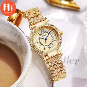 Привет модные часы Роскошные женские кварцевые часы Водонепроницаемые женские часы Женские наручные часы