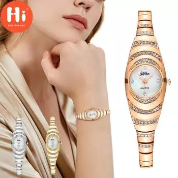 Привет модные часы Роскошные женские кварцевые часы Водонепроницаемые женские часы Женские наручные часы