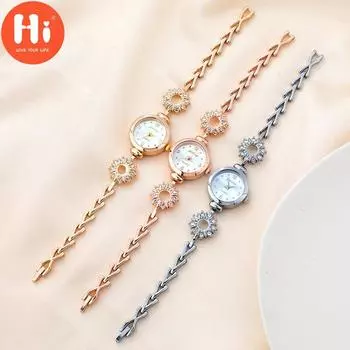 Привет модные часы Роскошные женские кварцевые часы Водонепроницаемые женские часы Женские наручные часы