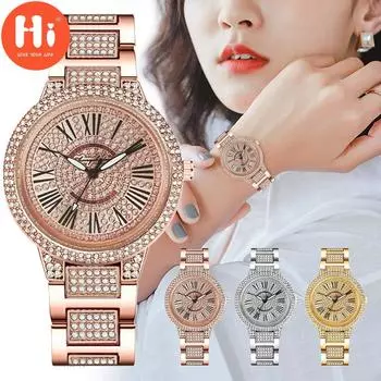 Привет модные часы Роскошные женские кварцевые часы Водонепроницаемые женские часы Женские наручные часы