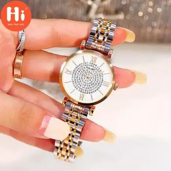 Привет модные часы Роскошные женские кварцевые часы Водонепроницаемые женские часы Женские наручные часы