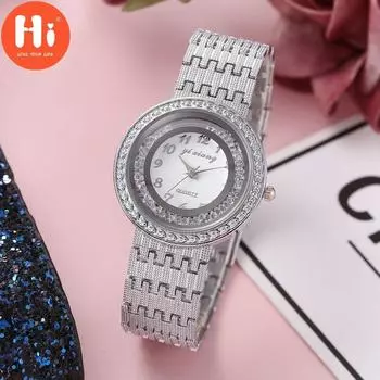 Привет модные часы Роскошные женские кварцевые часы Водонепроницаемые женские часы Женские наручные часы