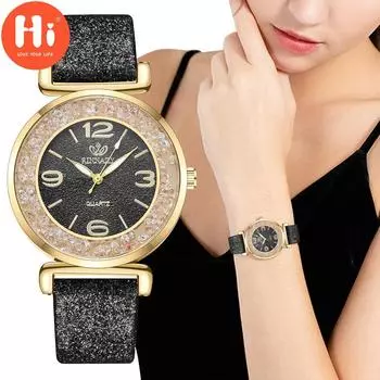 Привет модные часы Роскошные женские кварцевые часы Водонепроницаемые женские часы Женские наручные часы