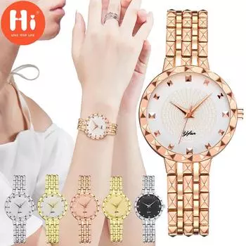 Привет модные часы Роскошные женские кварцевые часы Водонепроницаемые женские часы Женские наручные часы