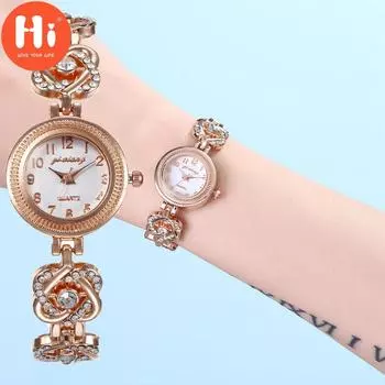 Привет модные часы Роскошные женские кварцевые часы Водонепроницаемые женские часы Женские наручные часы