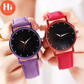 Привет модные часы Роскошные женские кварцевые часы Водонепроницаемые женские часы Женские наручные часы